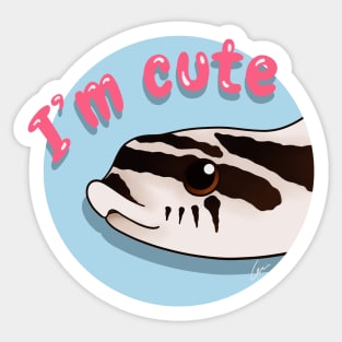 Cute Superarctic Western Hognose Snake Sticker